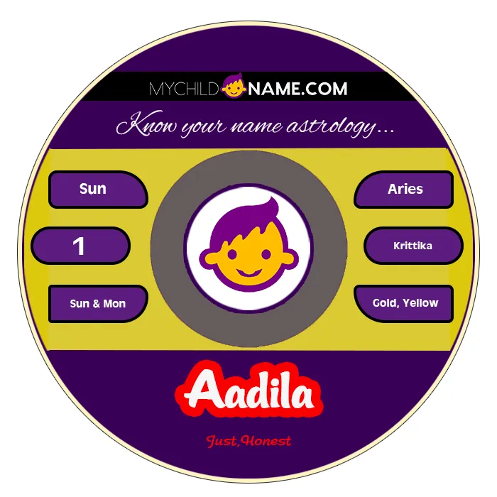 aadila name meaning