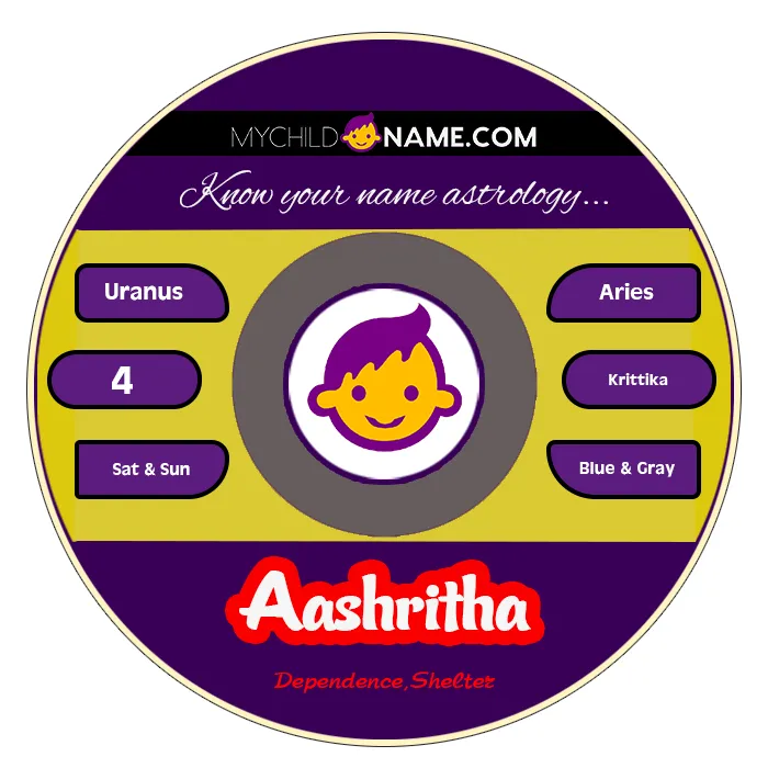 aashritha name meaning