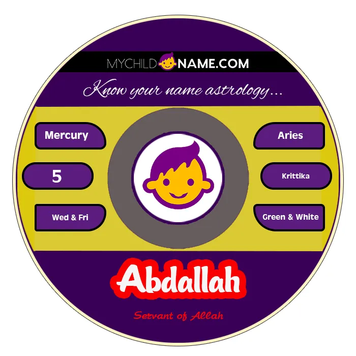 abdallah name meaning