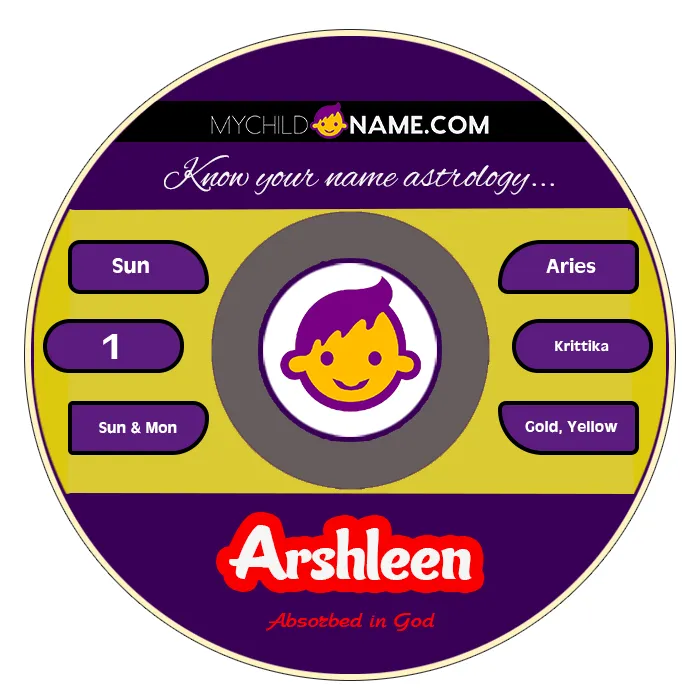arshleen name meaning