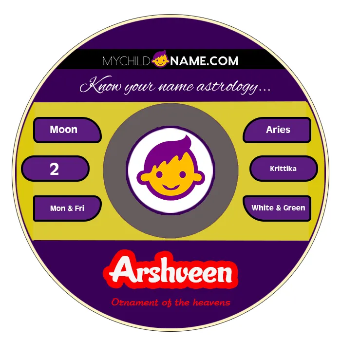 arshveen name meaning