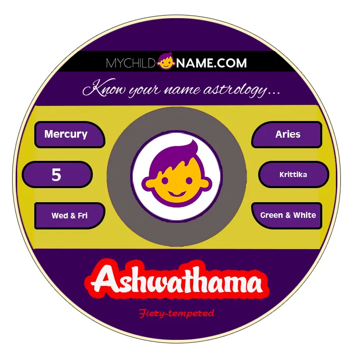 ashwathama name meaning