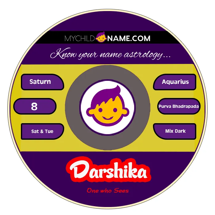 darshika name meaning
