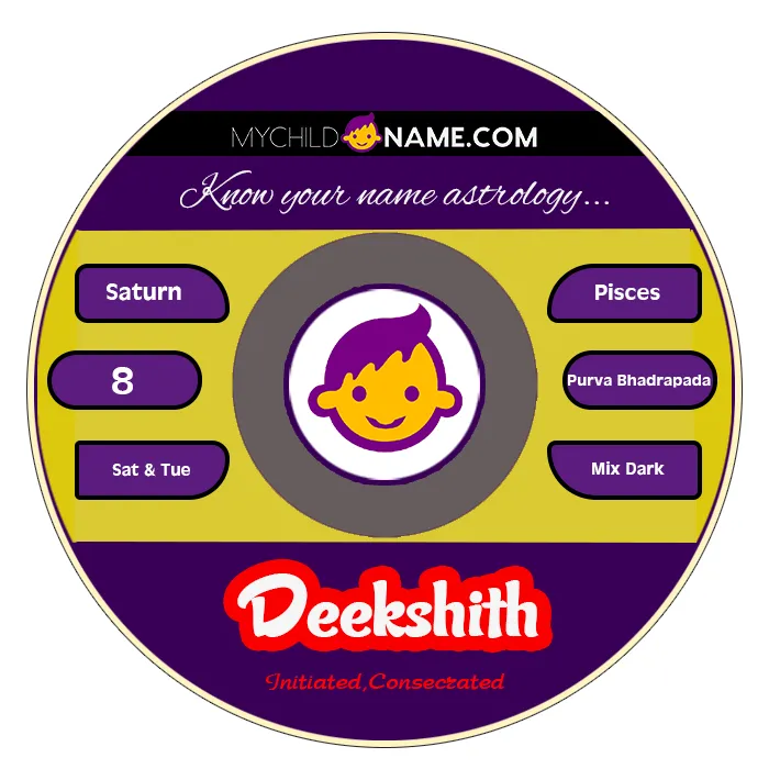 deekshith name meaning deekshith name meaning