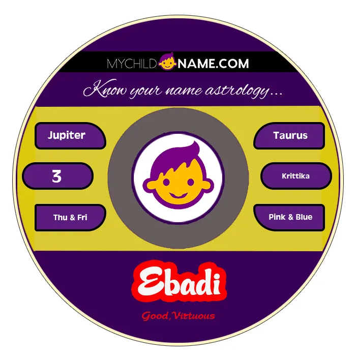 ebadi name meaning ebadi name meaning