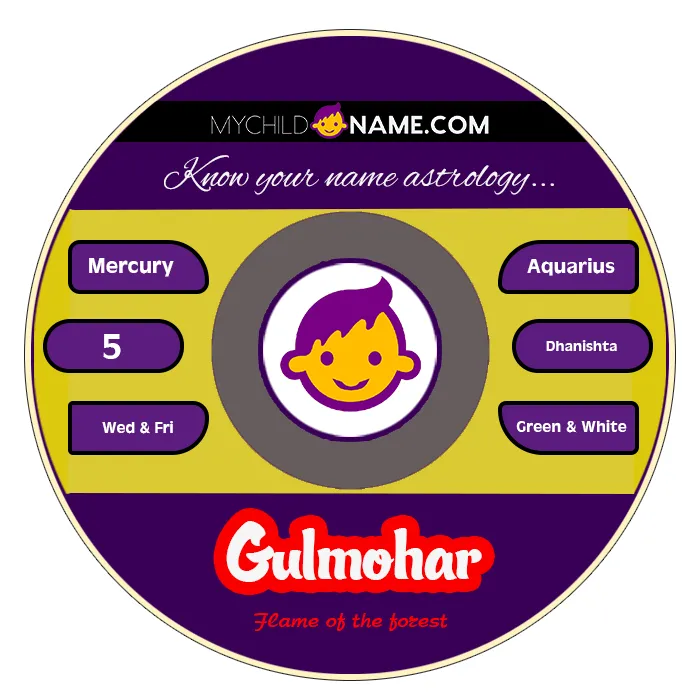 gulmohar name meaning gulmohar name meaning