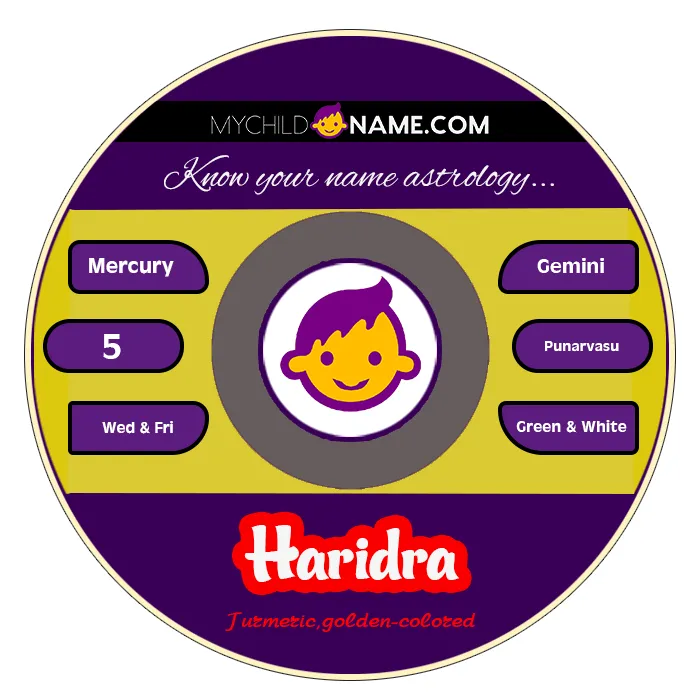 haridra name meaning haridra name meaning