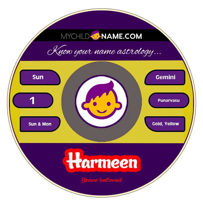 harmeen name meaning