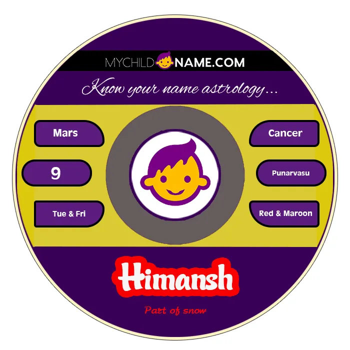 himansh name meaning