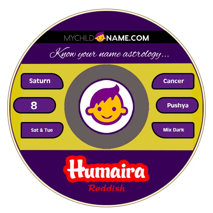humaira name meaning