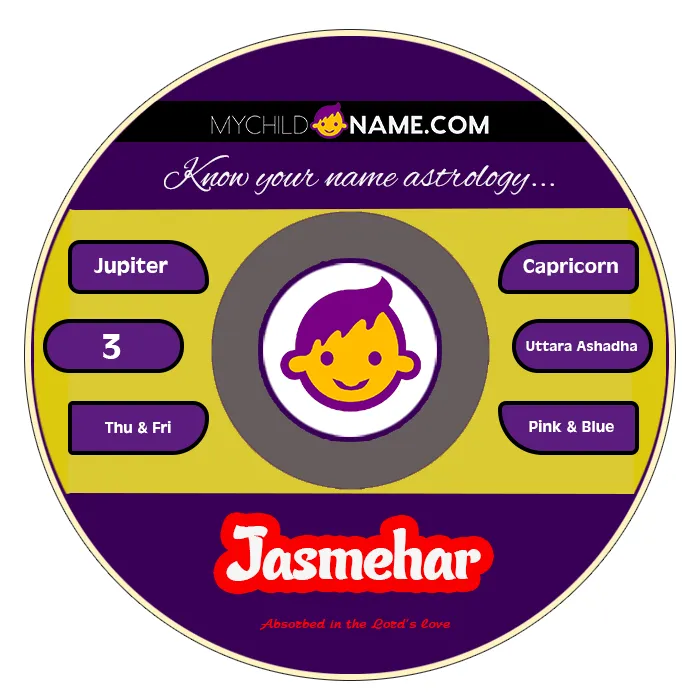 jasmehar name meaning