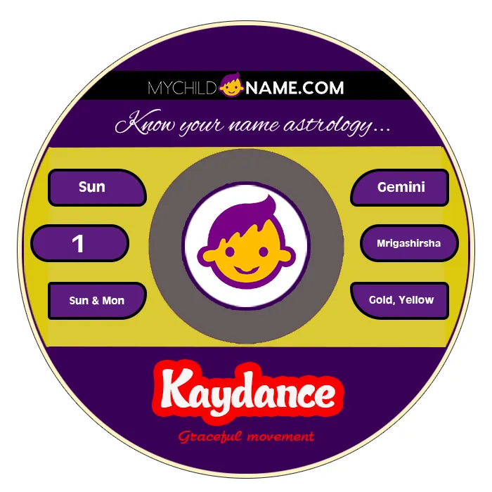 kaydance name meaning