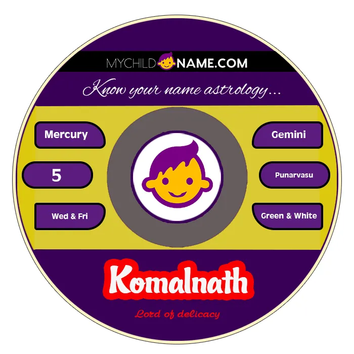 komalnath name meaning