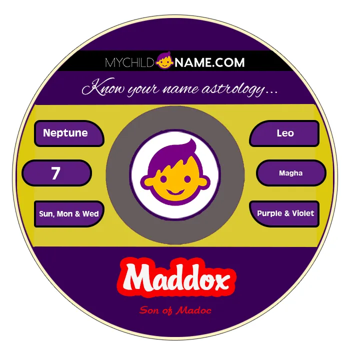 maddox name meaning