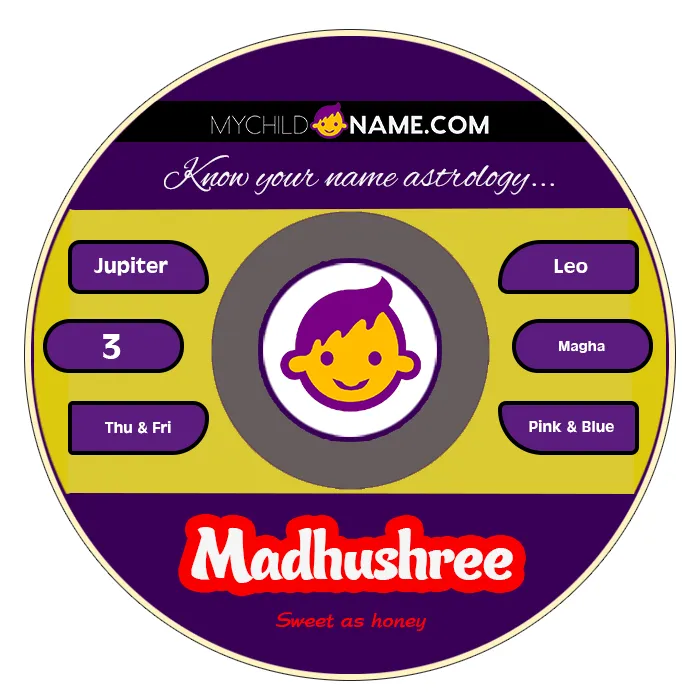 madhushree name meaning