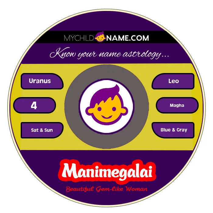 manimegalai name meaning