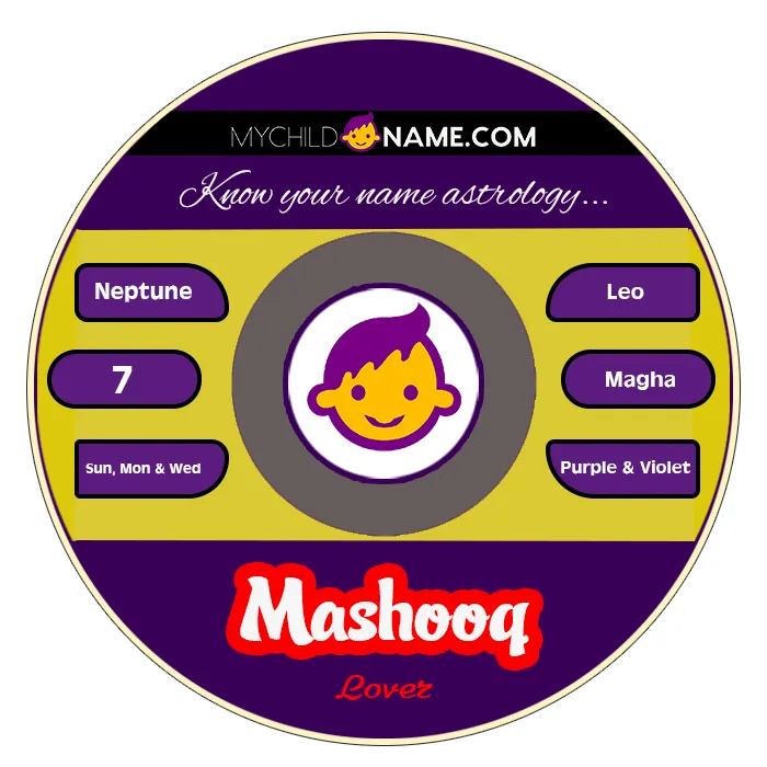 mashooq name meaning mashooq name meaning