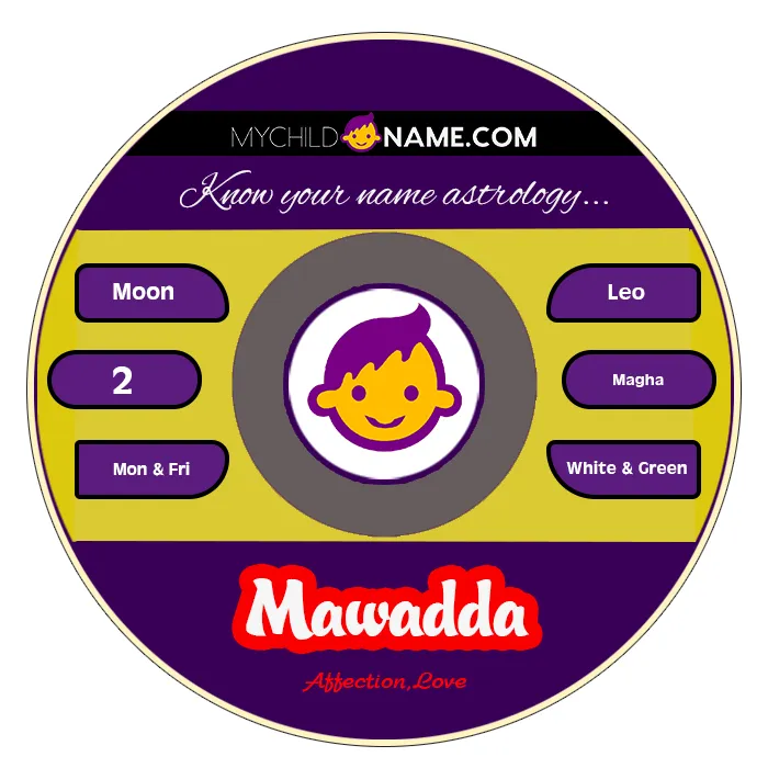 mawadda name meaning mawadda name meaning