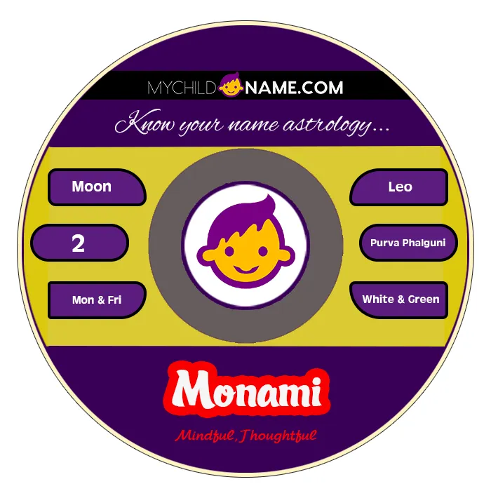 monami name meaning