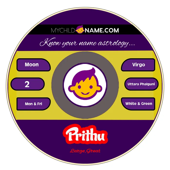 prithu name meaning prithu name meaning