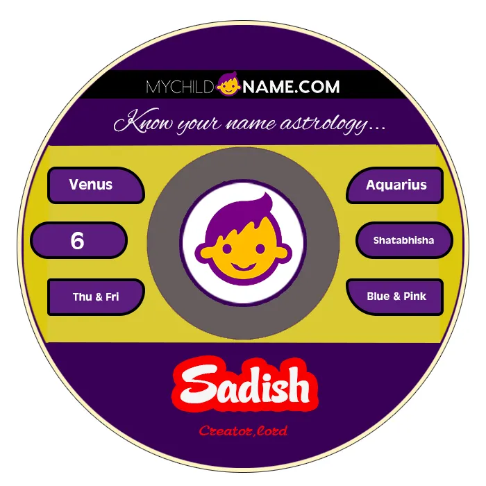 sadish name meaning