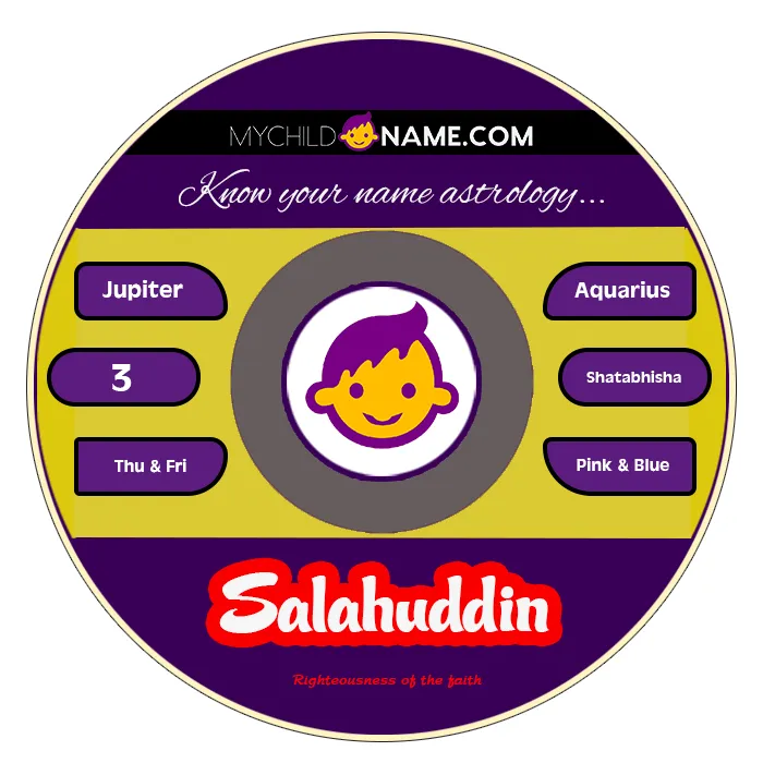 salahuddin name meaning