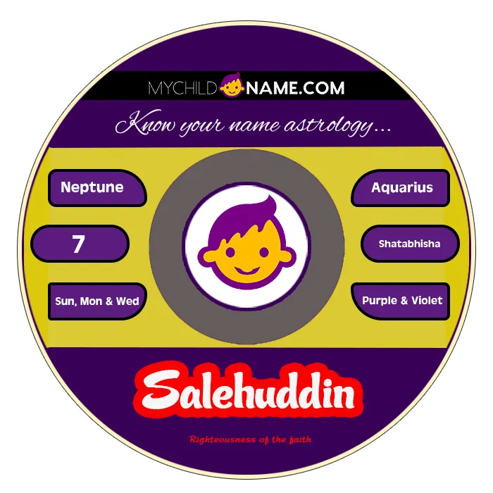 salehuddin name meaning