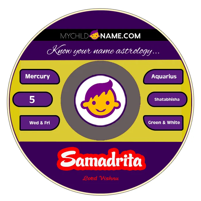 samadrita name meaning samadrita name meaning