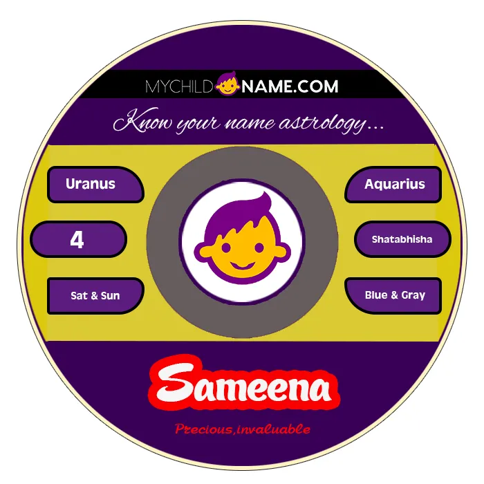 sameena name meaning