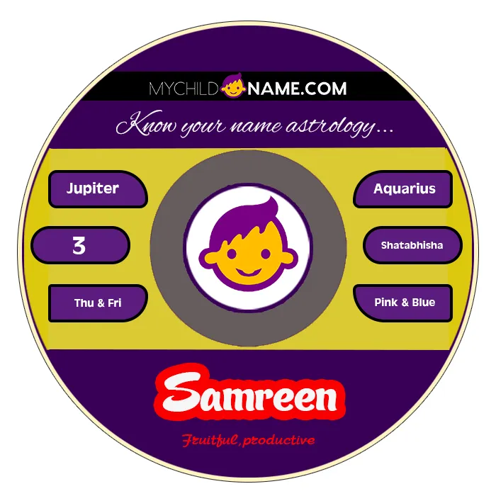 samreen name meaning samreen name meaning