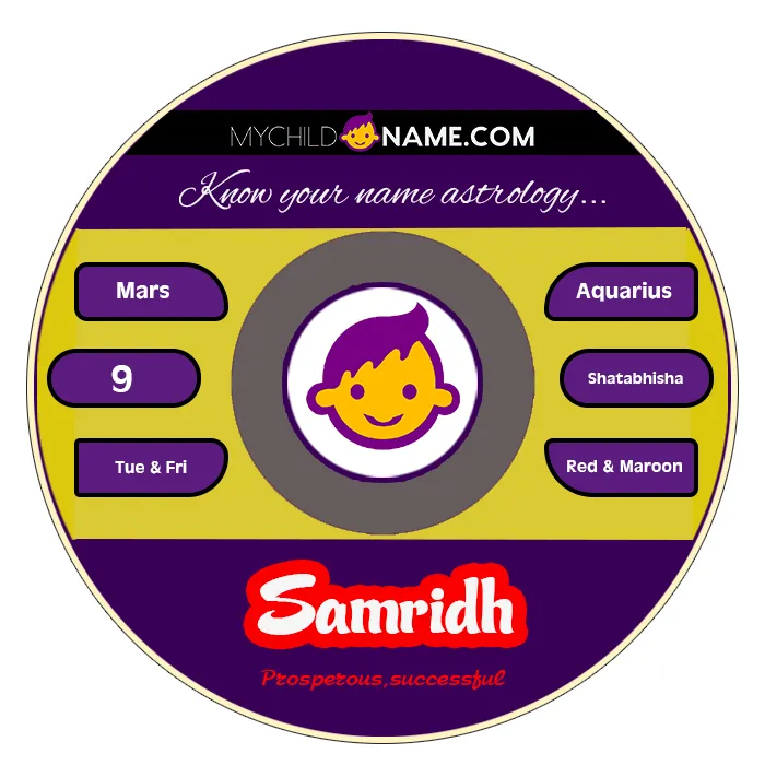 samridh name meaning
