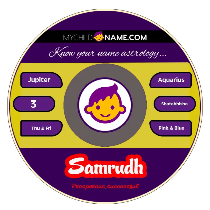 samrudh name meaning samrudh name meaning