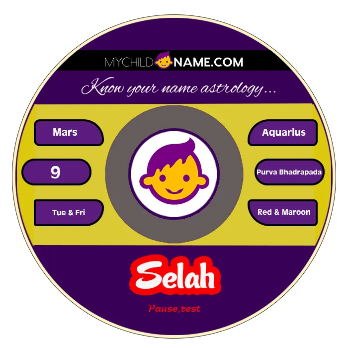 selah name meaning