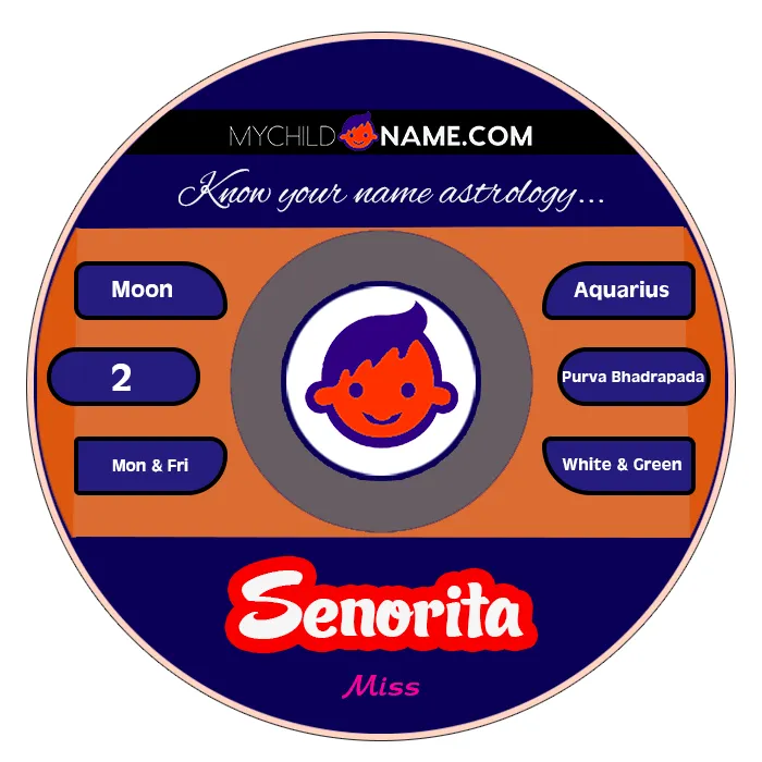 senorita name meaning senorita name meaning