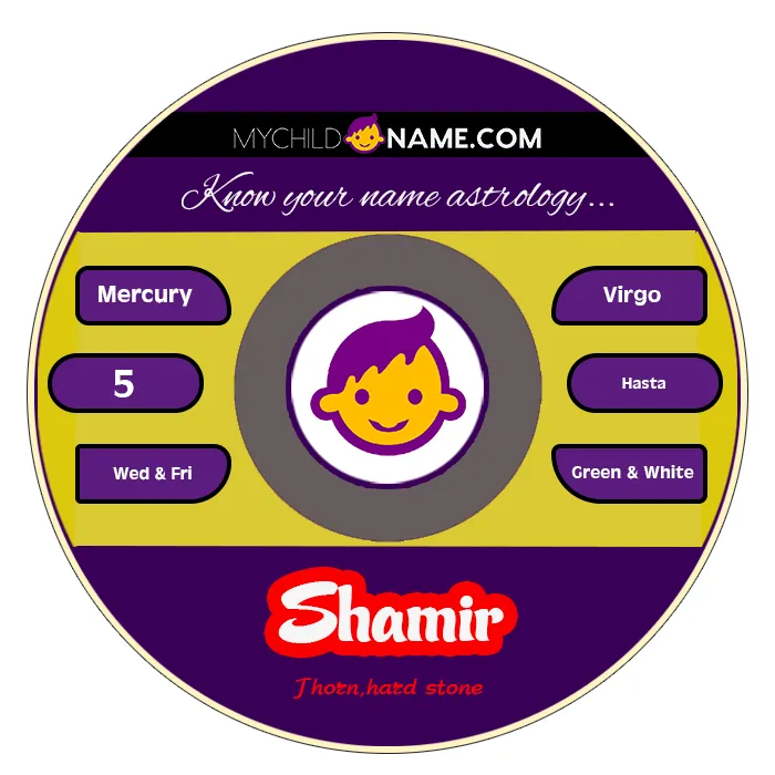 shamir name meaning shamir name meaning