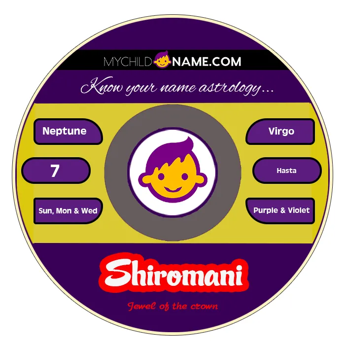 shiromani name meaning shiromani name meaning