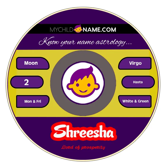 shreesha name meaning