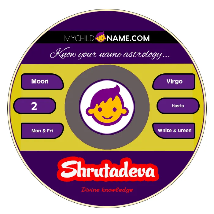 shrutadeva name meaning