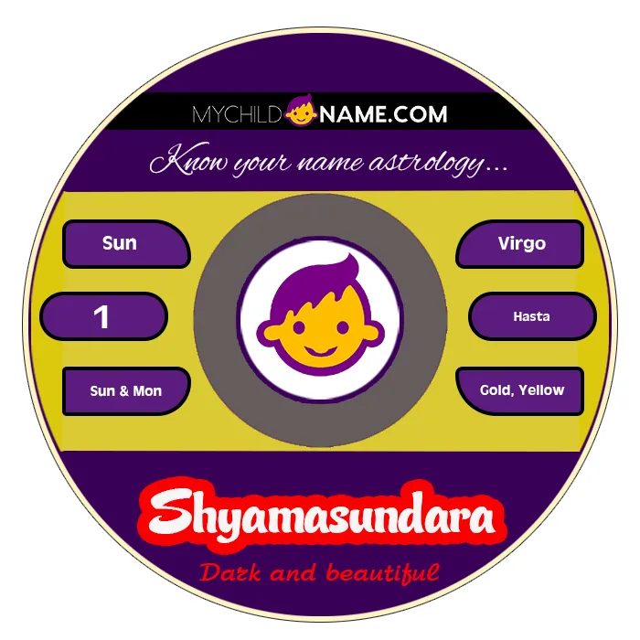 shyamasundara name meaning