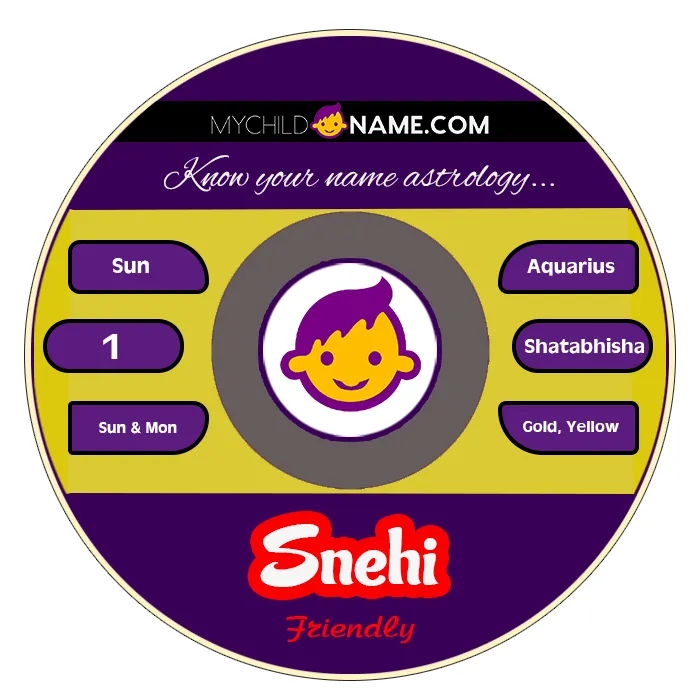 snehi name meaning
