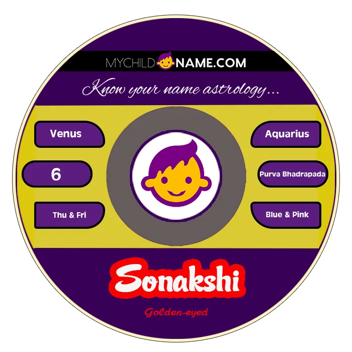 sonakshi name meaning sonakshi name meaning