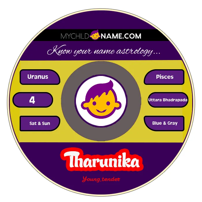 tharunika name meaning tharunika name meaning