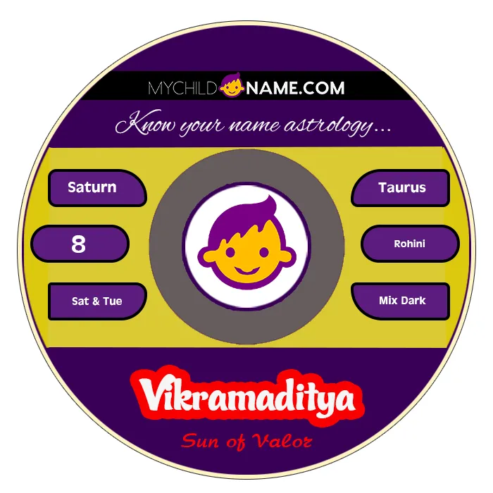 vikramaditya name meaning