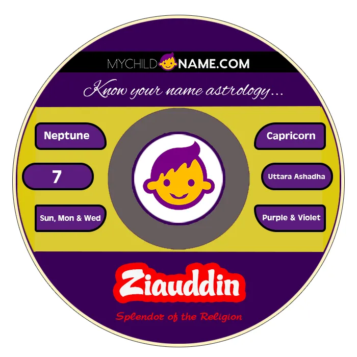 ziauddin name meaning